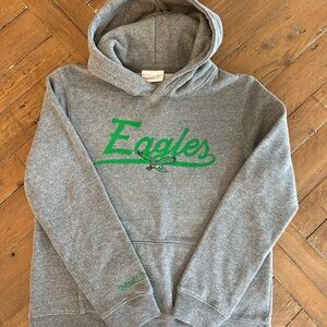 Mitchell & Ness Philadelphia Eagles Gray Hoodie